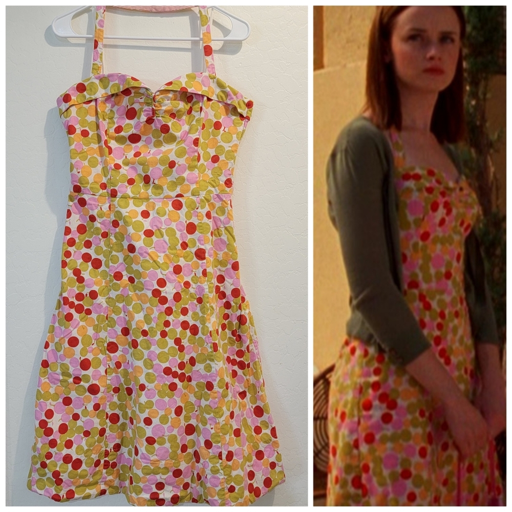 Marc Jacobs RARE Polka Dot Dress 8 ASO Rory Gilmore Gilmore Girls